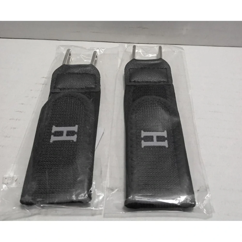 Tactical Metal Hook Elastic Belt Buckle-Less Invisible Waist Belt Closure Qty 2